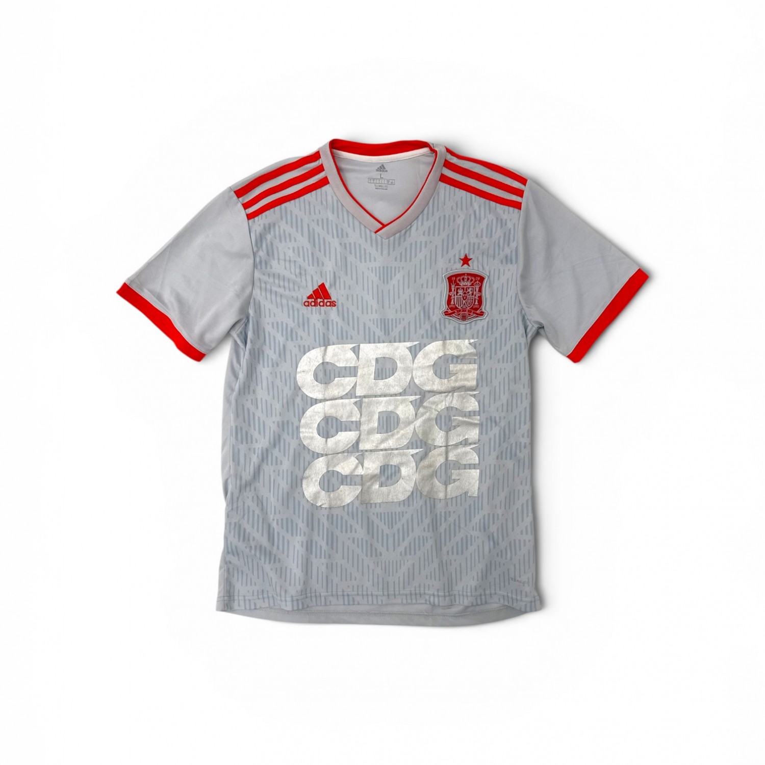 SPAIN NATIONAL TEAM ADIDAS FOOTBALL JERSEY L